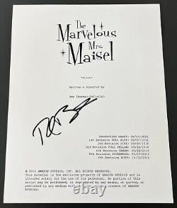 Rachel Brosnahan Signed The Marvelous Mrs. Maisel Pilot Script Exact Video Proof