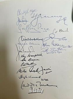 Rare Book The Men of the Battle Of Britain Signed By 17 BOB Pilots & Aces