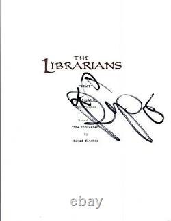 Rebecca Romijn Signed Autographed THE LIBRARIANS Pilot Episode Script COA VD