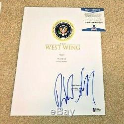Richard Schiff Signed The West Wing Full Pilot Script Toby Ziegler Bas