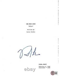 Rob Lowe Signed'the West Wing' Pilot Episode Script Actor Beckett Coa Bas