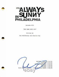 Rob Mcelhenney Signed Autograph Its Always Sunny In Philadelphia Pilot Script