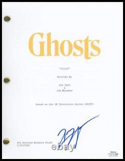 Roman Zaragoza Ghosts AUTOGRAPH Signed'Sasappis' Pilot Episode Script ACOA