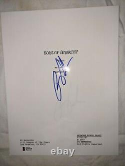 Ron Perlman Signed Autograph Sons Of Anarchy Pilot Script Beckett Auth Bas