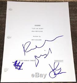 Roseanne Barr John Goodman +2 Signed Autograph Roseanne Pilot Script Exact Proof