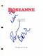 Roseanne Barr Signed Autograph Roseanne Full Pilot Script John Goodman, Rare