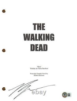 Ross Marquand Signed Autograph The Walking Dead Pilot Script Aaron Beckett COA