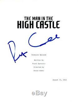 Rufus Sewell Signed Autographed The Man In The High Castle Pilot Script COA