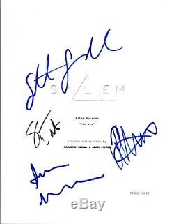 SALEM Cast Signed Autographed Pilot Script Janet Montgomery Shane West +2 COA VD