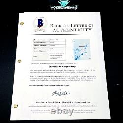 SHAMELESS SIGNED PILOT SCRIPT BY 4 CAST MEMBERS WILLIAM H. MACY with BECKETT COA