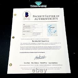 SHAMELESS SIGNED PILOT SCRIPT BY 4 CAST MEMBERS WILLIAM H. MACY with BECKETT COA