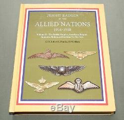 SIGNED US Army WW1 AIR SERVICE PILOT WINGS FLIGHT BADGE INSIGNIA REFERENCE BOOK