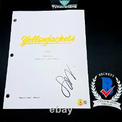 SOPHIE NELISSE SIGNED YELLOWJACKETS AUTOGRAPHED PILOT SCRIPT with BECKETT BASCOA