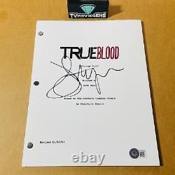 STEPHEN MOYER SIGNED TRUE BLOOD FULL PAGE PILOT SCRIPT with BECKETT BAS COA