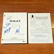 S. W. A. T. SIGNED FULL 55 PAGE PILOT SCRIPT BY 4 CAST with BECKETT BAS COA