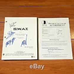 S. W. A. T. SIGNED FULL 55 PAGE PILOT SCRIPT BY 4 CAST with BECKETT BAS COA