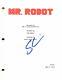 Sam Esmail Signed Autograph Mr Robot Full Pilot Script Starring Rami Malek