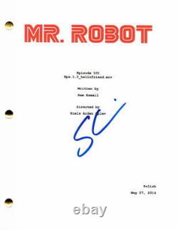 Sam Esmail Signed Autograph Mr Robot Full Pilot Script Starring Rami Malek