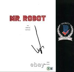 Sam Esmail Signed Mr Robot Pilot Tv Script Creator Beckett Bas Coa