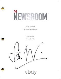 Sam Waterston Signed Autograph The Newsroom Full Pilot Script Screenplay