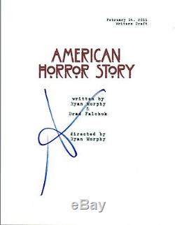 Sarah Paulson Signed Autograph AMERICAN HORROR STORY Pilot Episode Script COA AB