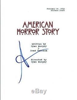 Sarah Paulson Signed Autograph AMERICAN HORROR STORY Pilot Episode Script COA AB