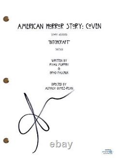 Sarah Paulson Signed Autograph American Horror Story Coven Pilot Script ACOA AB