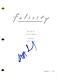 Scott Speedman Signed Autograph Felicity Pilot Script Screenplay with Keri Russell