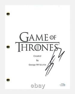 Sean Bean Signed Autographed Game of Thrones Pilot Script Ned Stark ACOA COA