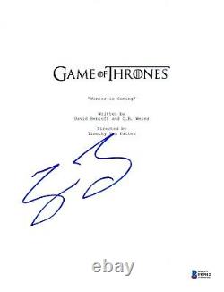 Sean Bean Signed Game Of Thrones Pilot Episode Script Beckett Bas Autograph Auto