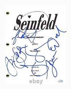 Seinfeld Cast Signed Autographed Pilot Script Jerry Larry David +2 ACOA COA