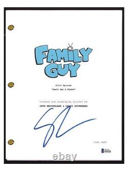 Seth MacFarlane Signed Autographed Family Guy Pilot Episode Script Beckett COA