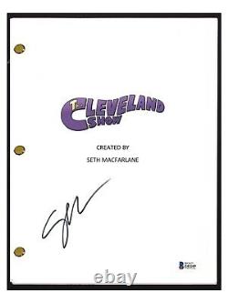 Seth MacFarlane Signed Autographed The Cleveland Show Pilot Script Beckett COA