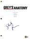 Shonda Rhimes Signed Grey's Anatomy Full Pilot Script Authentic Autograph Bas