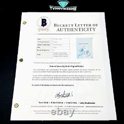 Sons Of Anarchy Signed Pilot Tv Script By 4 Cast Charlie Hunnam Ron Perman Coa