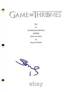 Sophie Turner Game Of Thrones Signed Pilot Script Authentic Autograph Hologram