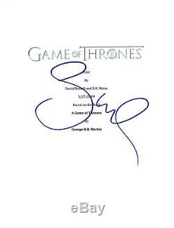 Sophie Turner Signed Autographed GAME OF THRONES Pilot Episode Script COA