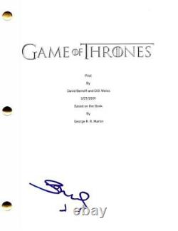 Sophie Turner Signed Game Of Thrones Pilot Script Authentic Autograph Pts Coa