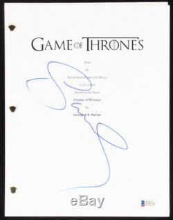 Sophie Turner Signed Game of Thrones Full Pilot Script (Beckett COA)