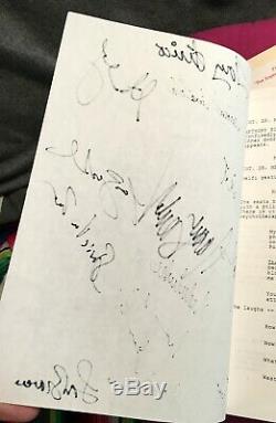 Sopranos Pilot Script Autographed by 14 Cast Members James Gandolfini
