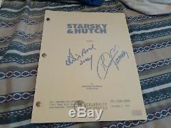 Starsky & Hutch David Soul And Paul Glaser Autographed Pilot Script CA COA