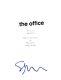 Stephen Merchant Signed Autographed THE OFFICE Pilot Episode Script Creator COA