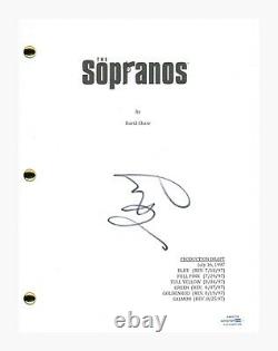 Steve Schirripa Signed Autographed The Sopranos Pilot Script Screenplay ACOA COA