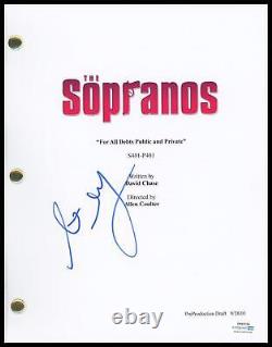 Steve Schirripa The Sopranos AUTOGRAPH Signed'Bobby' Pilot Episode Script