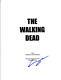 Steven Yeun Glen Signed Walking Dead Pilot Episode Full 61 Page Script Autograph