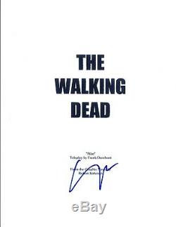 Steven Yeun Signed Autographed THE WALKING DEAD Pilot Episode Script COA VD
