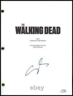 Steven Yeun The Walking Dead AUTOGRAPH Signed Full Pilot Episode Script ACOA
