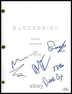 Succession AUTOGRAPHS Signed Pilot Script Brian Cox, Jeremy Strong +4 ACOA