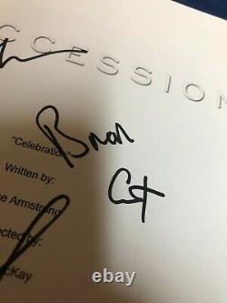 Succession Cast Signed Autographed Full Pilot Episode Script Proof Cox Ruck Rare