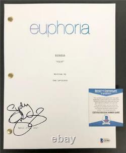 Sydney Sweeney Cassie Howard signed Euphoria Pilot Full Script (B) BAS COA